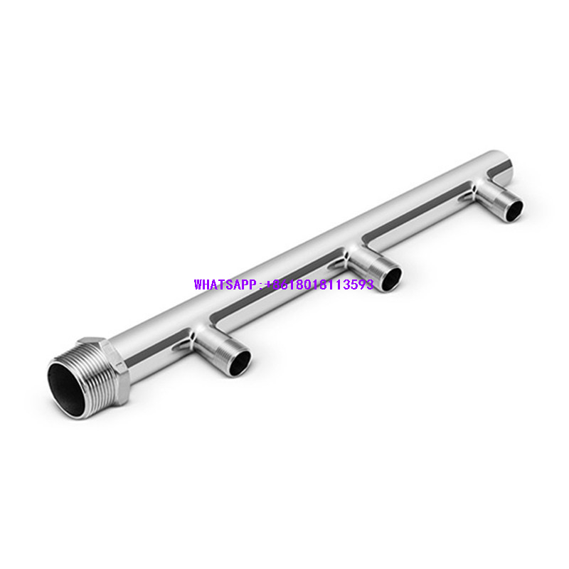 Polished Stainless steel customized water distribution manifold