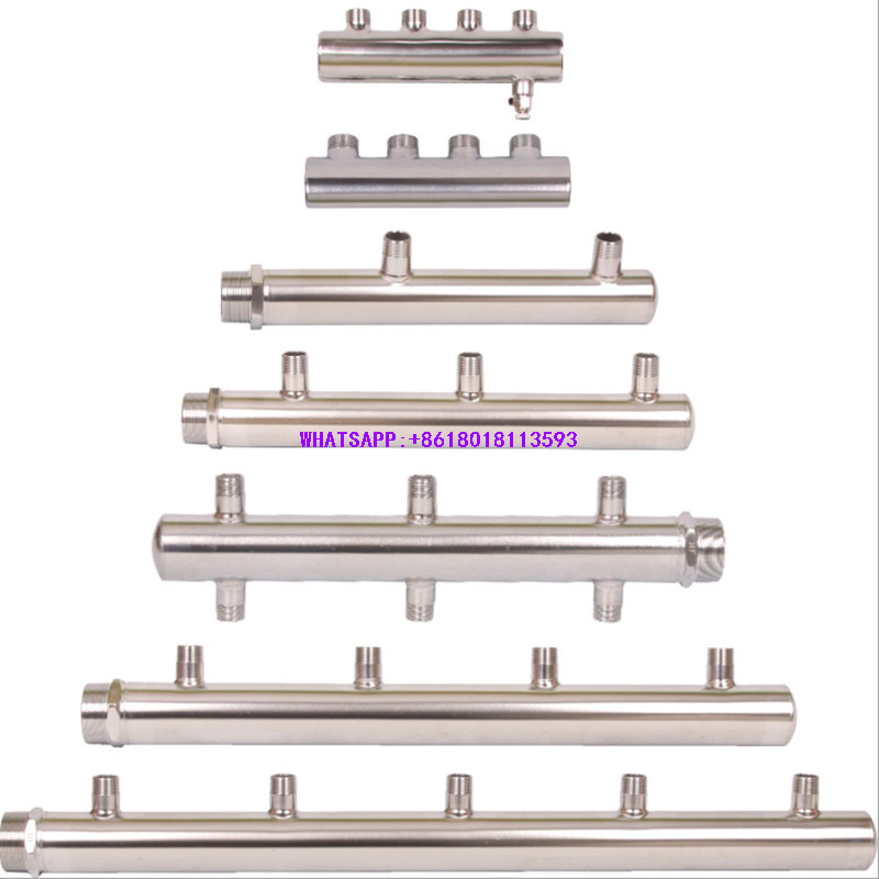 Polished Stainless steel customized water distribution manifold